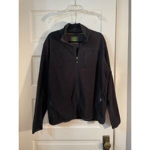 Timberland Full Zip‎ Black Fleece Size XL